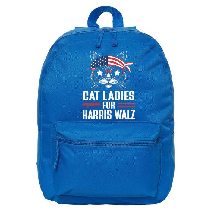 Cat Ladies For Harris Waltz Cat 2024 16 in Basic Backpack