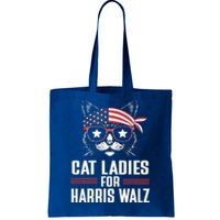 Cat Ladies For Harris Waltz Cat 2024 Tote Bag