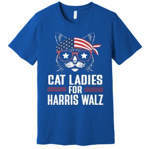 Cat Ladies For Harris Waltz Cat 2024 Premium T-Shirt