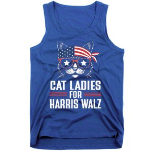 Cat Ladies For Harris Waltz Cat 2024 Tank Top