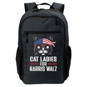 Cat Ladies For Harris Waltz Cat 2024 Daily Commute Backpack