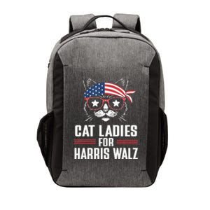 Cat Ladies For Harris Waltz Cat 2024 Vector Backpack