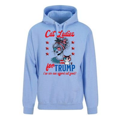 Cat Lady For Trump Funny Political Unisex Surf Hoodie