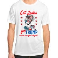 Cat Lady For Trump Funny Political Adult ChromaSoft Performance T-Shirt