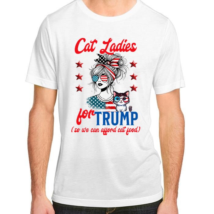 Cat Lady For Trump Funny Political Adult ChromaSoft Performance T-Shirt