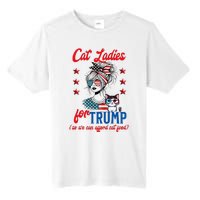 Cat Lady For Trump Funny Political Tall Fusion ChromaSoft Performance T-Shirt