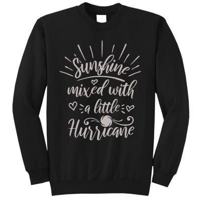 Country Life Fun Girl Sunshine Mixed With A Hurricane Sweatshirt