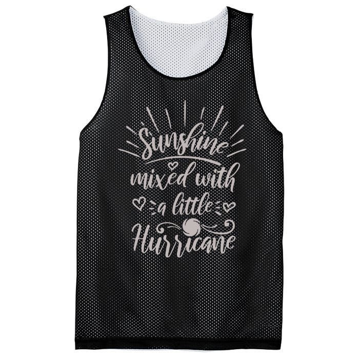 Country Life Fun Girl Sunshine Mixed With A Hurricane Mesh Reversible Basketball Jersey Tank