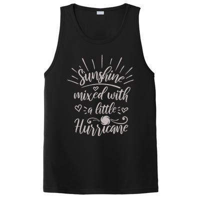 Country Life Fun Girl Sunshine Mixed With A Hurricane PosiCharge Competitor Tank