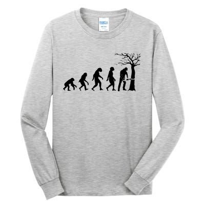 Cool Lumberjack For Women Logger Tree Cutter Arborist Tall Long Sleeve T-Shirt