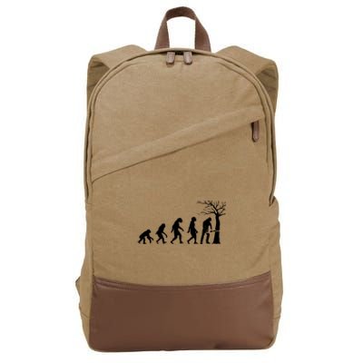 Cool Lumberjack For Women Logger Tree Cutter Arborist Cotton Canvas Backpack