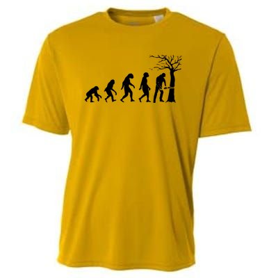 Cool Lumberjack For Women Logger Tree Cutter Arborist Cooling Performance Crew T-Shirt