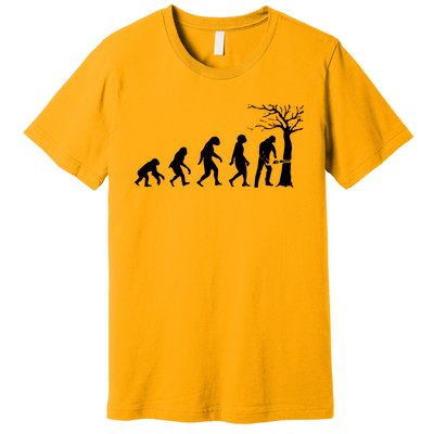 Cool Lumberjack For Women Logger Tree Cutter Arborist Premium T-Shirt