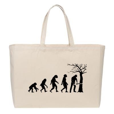 Cool Lumberjack For Women Logger Tree Cutter Arborist Cotton Canvas Jumbo Tote