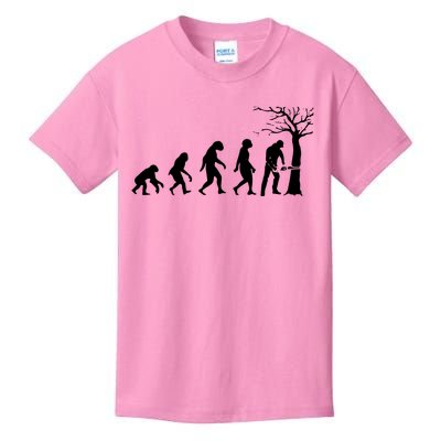 Cool Lumberjack For Women Logger Tree Cutter Arborist Kids T-Shirt