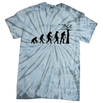 Cool Lumberjack For Women Logger Tree Cutter Arborist Tie-Dye T-Shirt