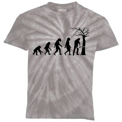 Cool Lumberjack For Women Logger Tree Cutter Arborist Kids Tie-Dye T-Shirt