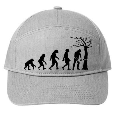 Cool Lumberjack For Women Logger Tree Cutter Arborist 7-Panel Snapback Hat