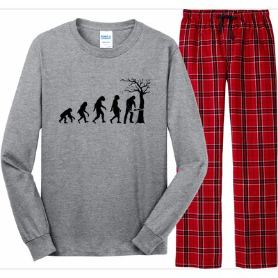 Cool Lumberjack For Women Logger Tree Cutter Arborist Long Sleeve Pajama Set