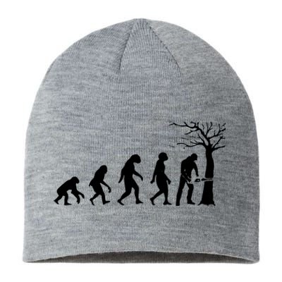 Cool Lumberjack For Women Logger Tree Cutter Arborist Sustainable Beanie