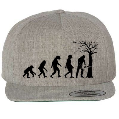 Cool Lumberjack For Women Logger Tree Cutter Arborist Wool Snapback Cap