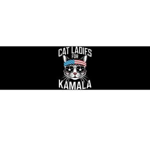 Cat Ladies For Kamala Funny Cat 2024 Bumper Sticker