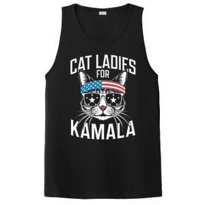 Cat Ladies For Kamala Funny Cat 2024 PosiCharge Competitor Tank