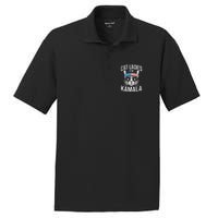 Cat Ladies For Kamala Funny Cat 2024 PosiCharge RacerMesh Polo