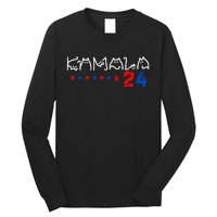 Cat Ladies For Kamala Cat 2024 President Kamala Harris Long Sleeve Shirt