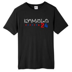 Cat Ladies For Kamala Cat 2024 President Kamala Harris Tall Fusion ChromaSoft Performance T-Shirt