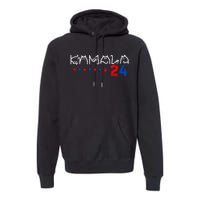 Cat Ladies For Kamala Cat 2024 President Kamala Harris Premium Hoodie