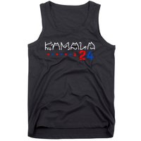 Cat Ladies For Kamala Cat 2024 President Kamala Harris Tank Top