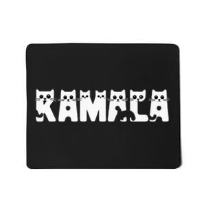 Cat Ladies For Kamala Cat Typography Alphabet Cute Premium Mousepad