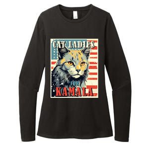 Cat Ladies For Kamala Funny Cat 2024 Womens CVC Long Sleeve Shirt