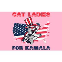 Cat Ladies For Kamala Funny Cat Lady 2024 Bumper Sticker