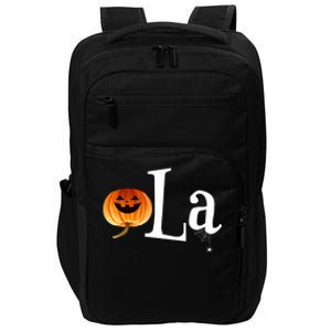 Comma La Funny Kamala Harris Halloween Pumpkin Impact Tech Backpack