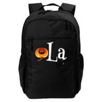 Comma La Funny Kamala Harris Halloween Pumpkin Daily Commute Backpack