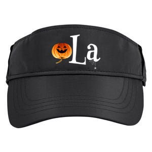 Comma La Funny Kamala Harris Halloween Pumpkin Adult Drive Performance Visor