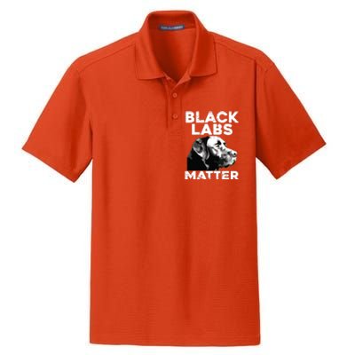 Cool Labrador For Men Women Black Labs Matter Service Animal Dry Zone Grid Polo