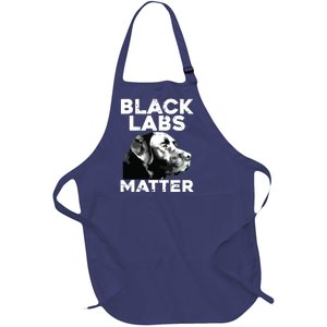 Cool Labrador For Men Women Black Labs Matter Service Animal Full-Length Apron With Pockets