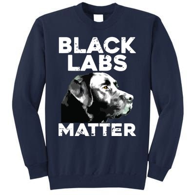 Cool Labrador For Men Women Black Labs Matter Service Animal Tall Sweatshirt