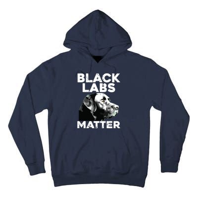 Cool Labrador For Men Women Black Labs Matter Service Animal Tall Hoodie