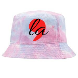 Comma La Funny Kamala Harris 2024 Tie-Dyed Bucket Hat