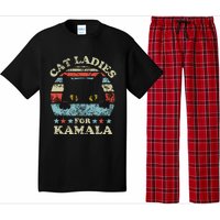 Cat Ladies For Kamala Harris President 2024 Funny Cat Lady Pajama Set