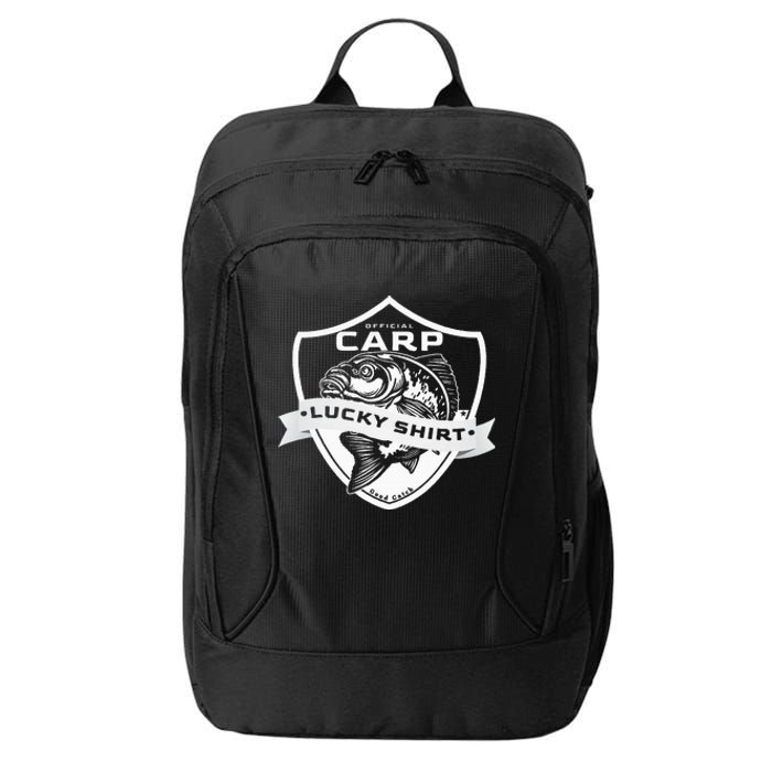 Carp Lucky Funny Fishing Accessories To Carp Fishing City Backpack