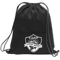 Carp Lucky Funny Fishing Accessories To Carp Fishing Sweatshirt Cinch Pack Bag