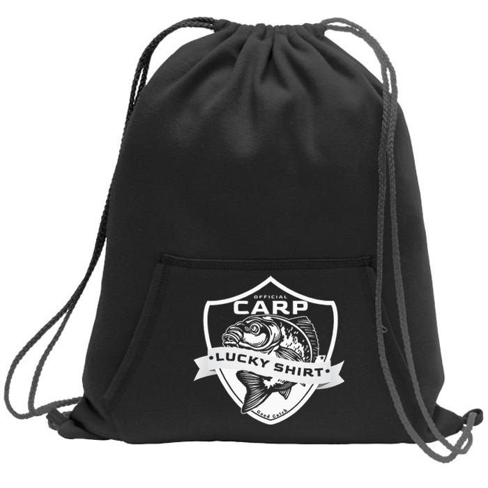 Carp Lucky Funny Fishing Accessories To Carp Fishing Sweatshirt Cinch Pack Bag