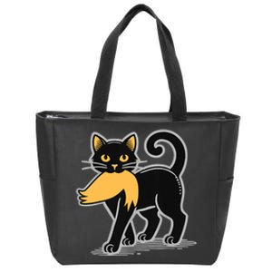 Cat Ladies For Kamala Harris Donald Trump 2024 Sarcastic Zip Tote Bag