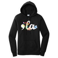 Comma La Floral Kamala Harris President 2024 Coma La Flowers Women's Pullover Hoodie