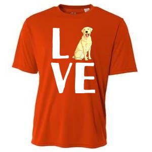 Cool Labrador For Men Women Yellow Lab Dog Lab Retriever Cooling Performance Crew T-Shirt